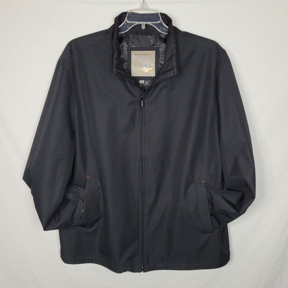 Rainforest Jacket Mens 2XL Black Windproof Rainproof Membrane System XXL - Picture 1 of 11